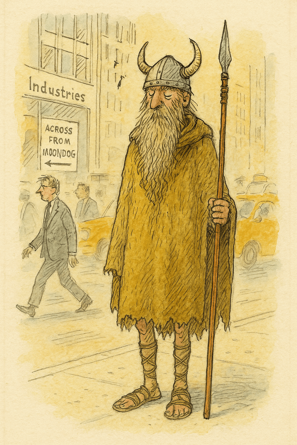 Illustration for The Viking of Sixth Avenue