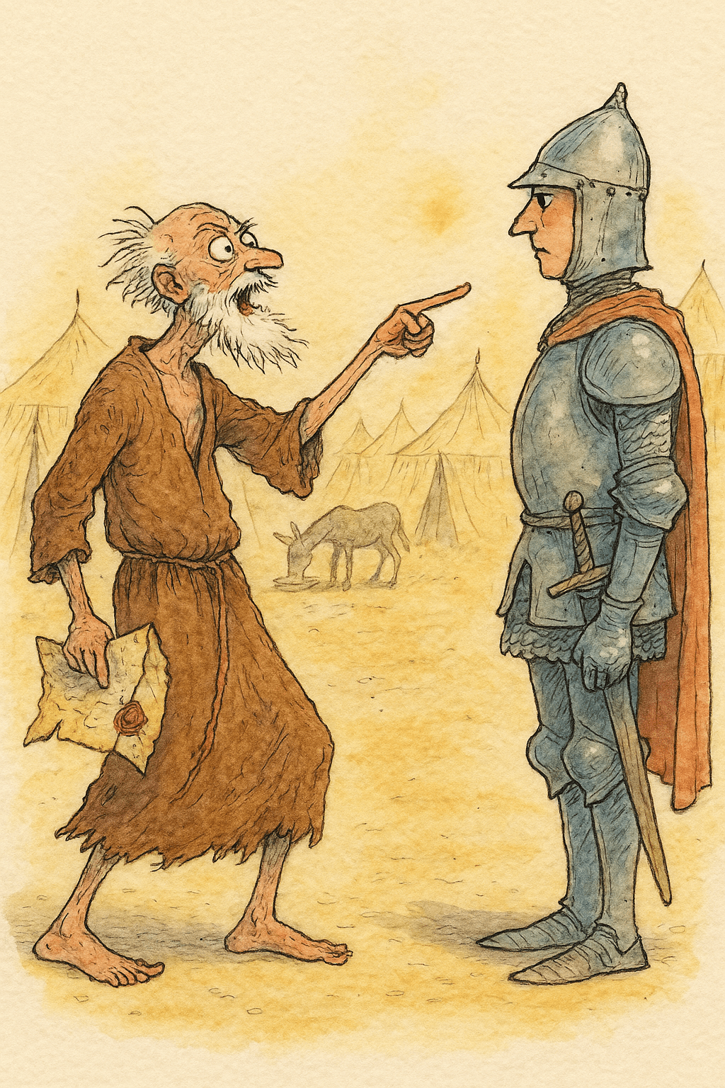 Peter the Hermit and the Donkey