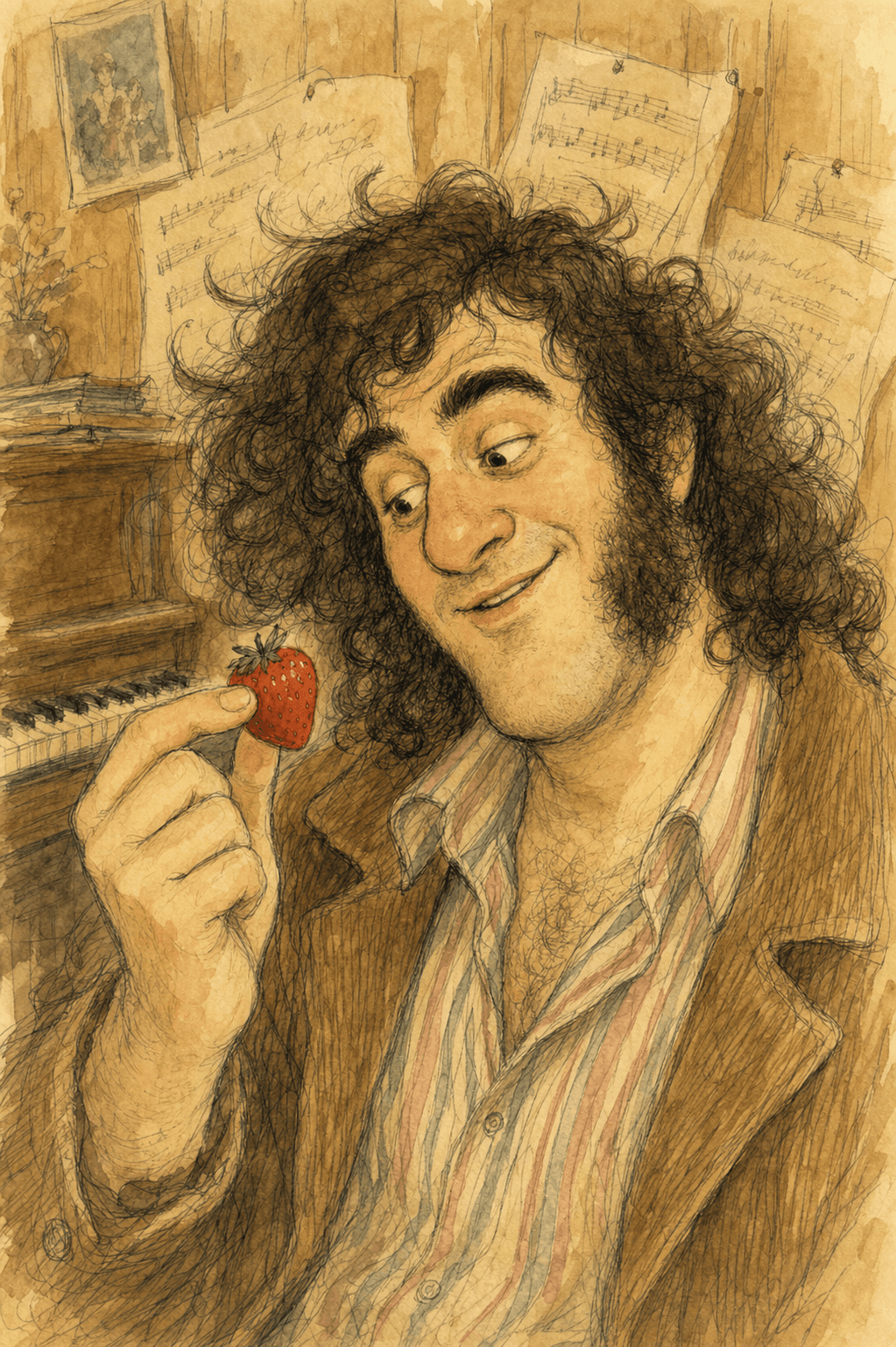 Illustration for Play a Strawberry