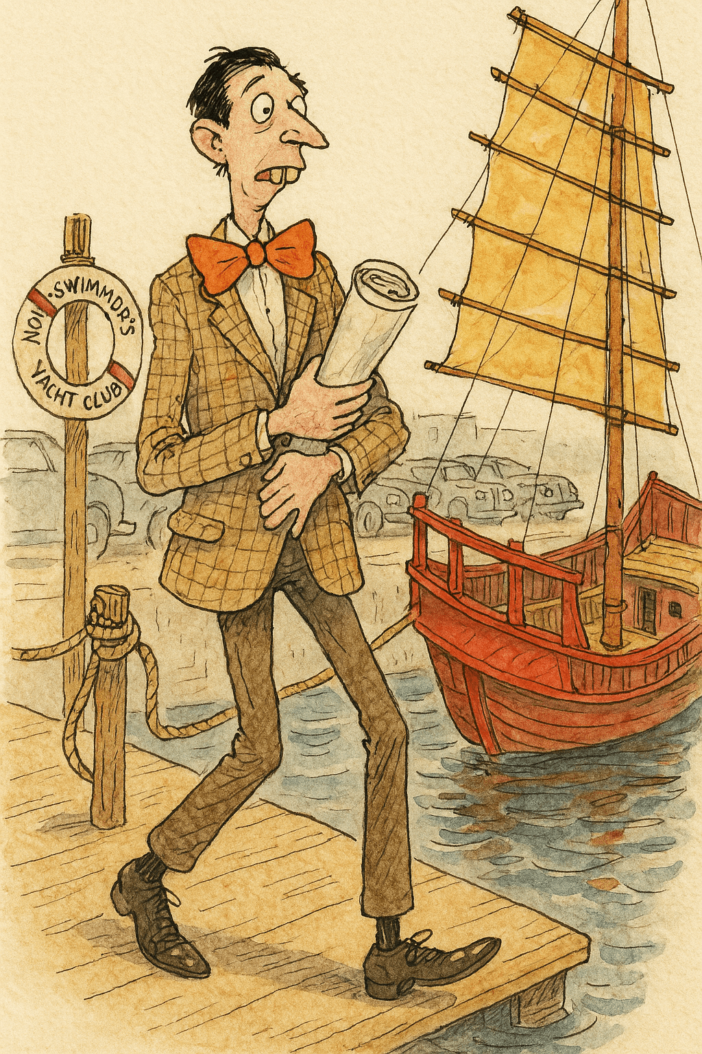 Illustration for The Man Who Couldn't Do Anything He Did