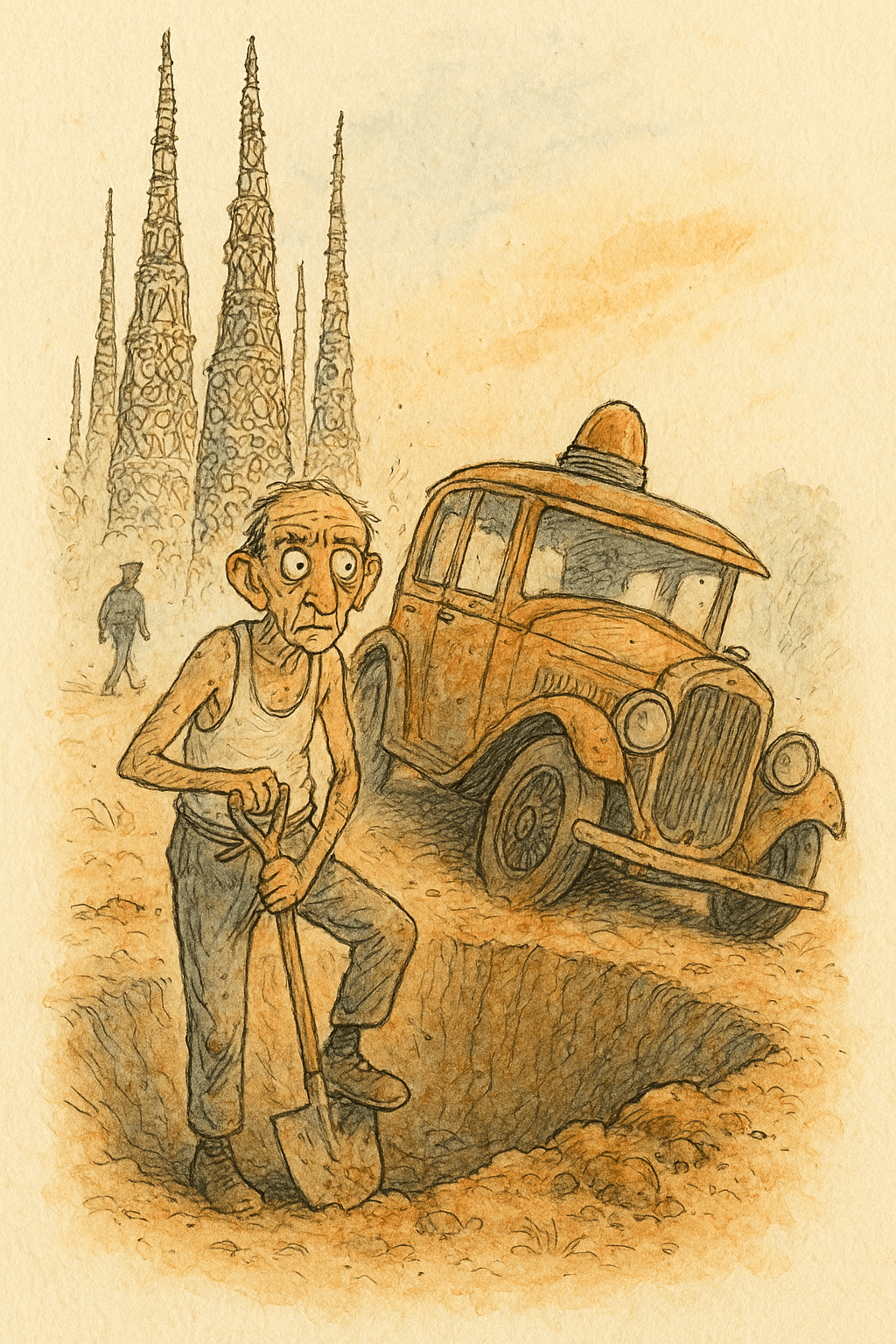 The Man Who Buried His Car