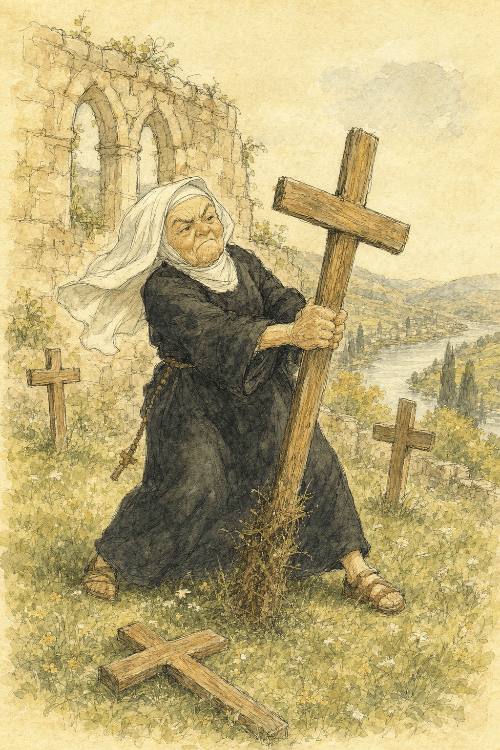 The Abbess Who Hid the Grave