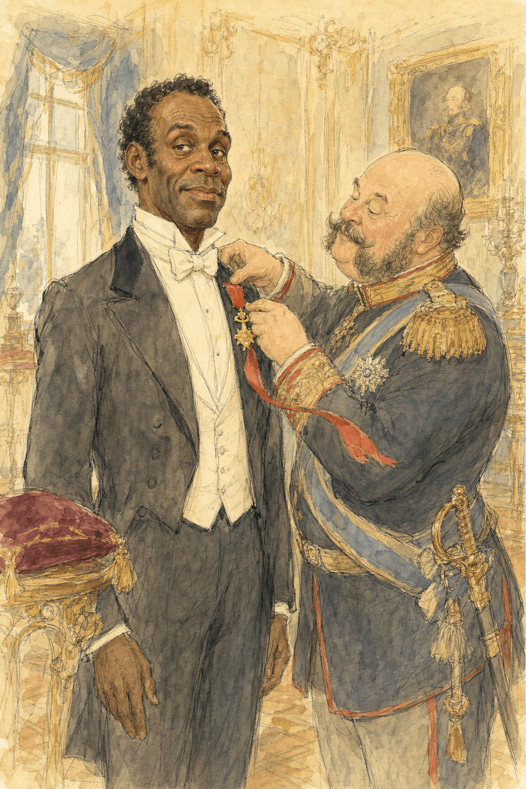 Illustration for The Company He Kept
