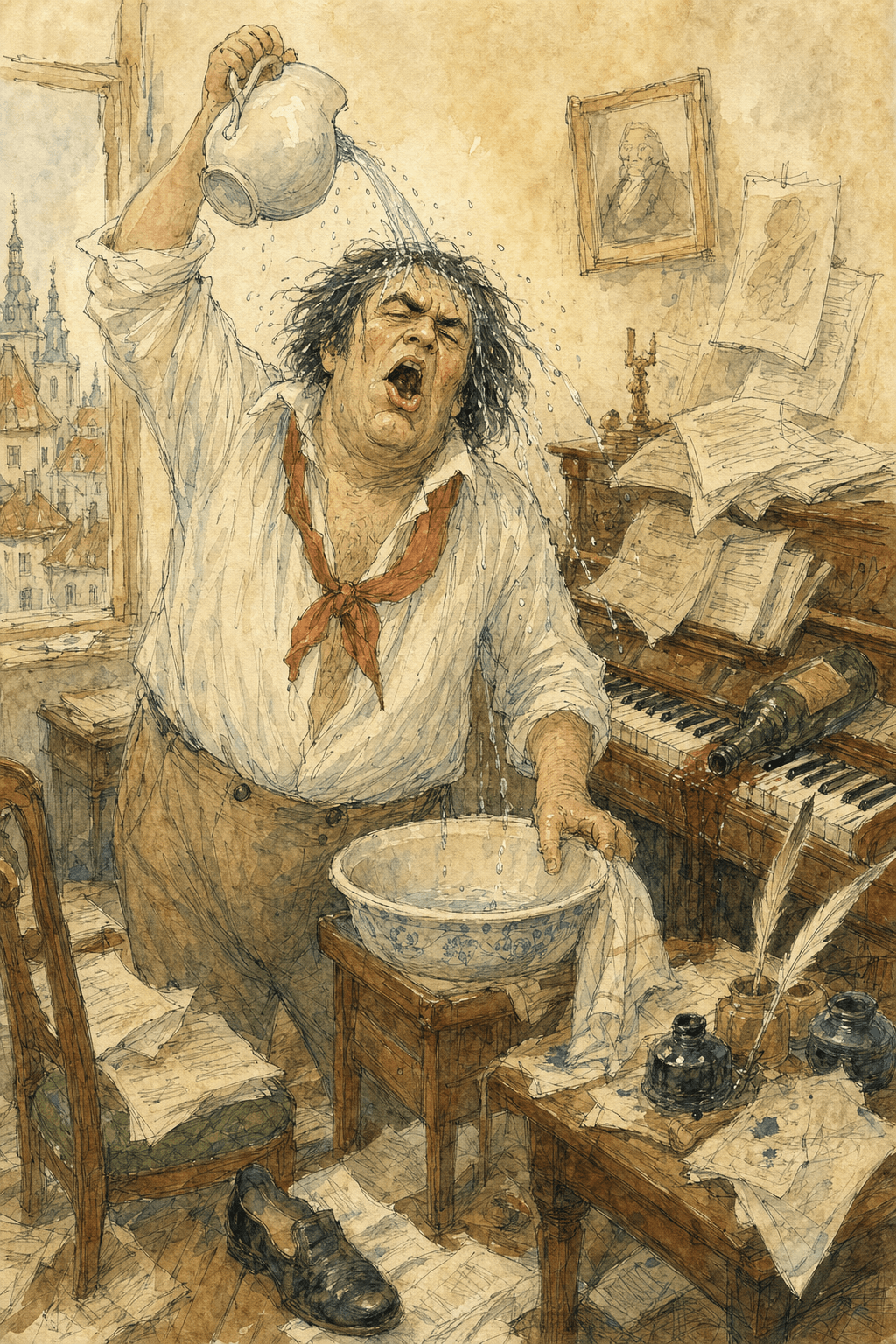Illustration for The Composer Who Flooded His Neighbors