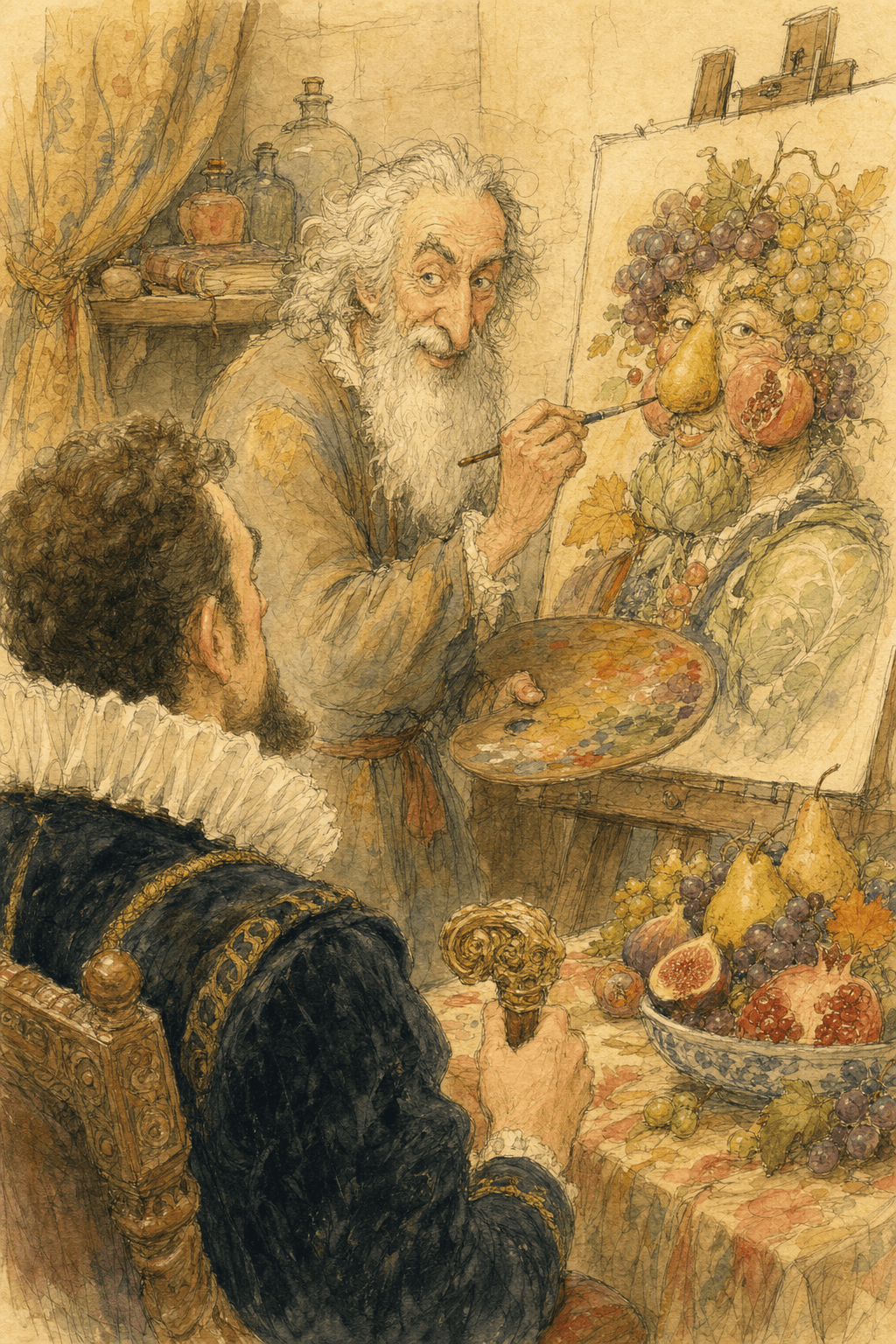 Illustration for The Emperor Made of Vegetables