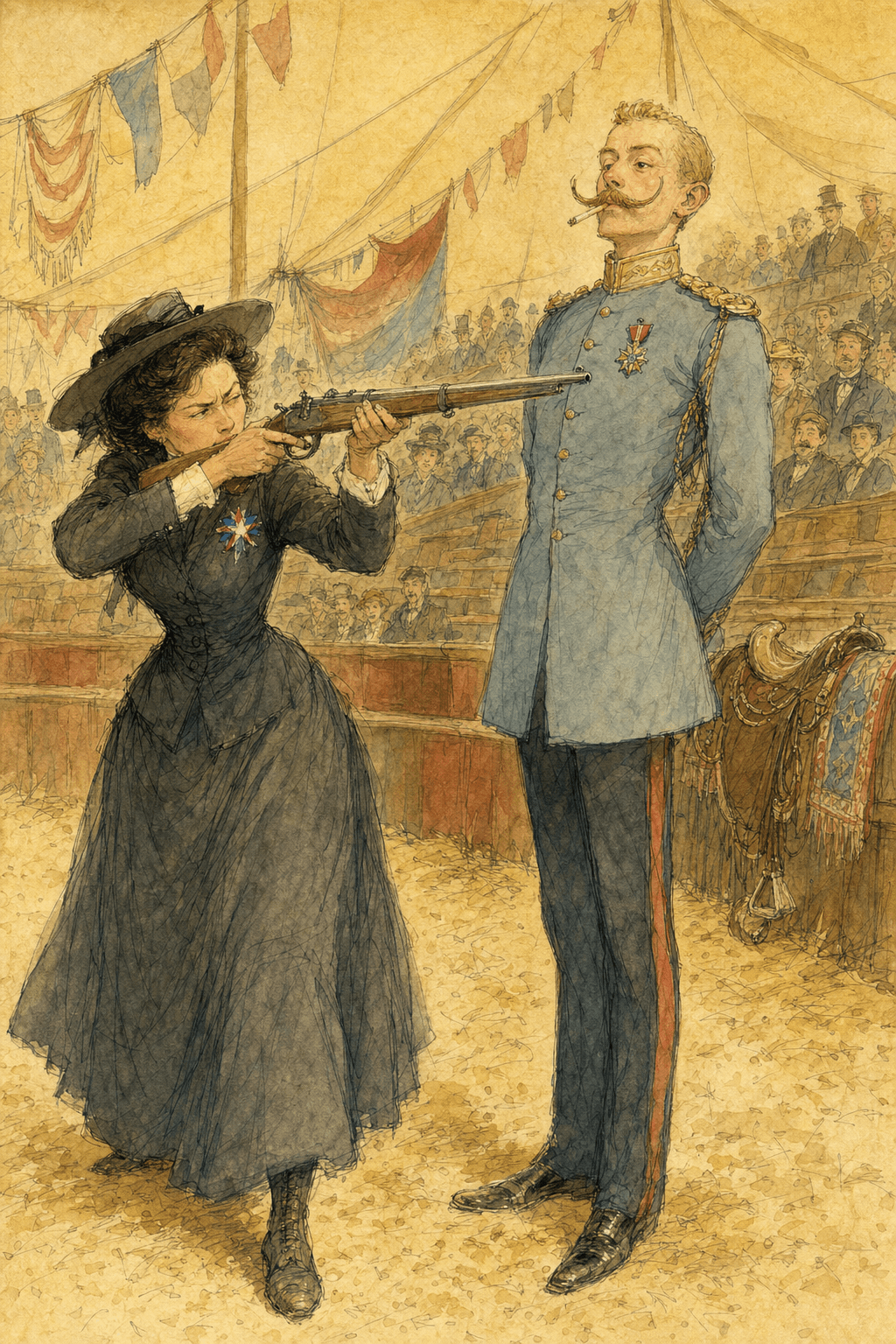 Illustration for The Girl Who Shot the Kaiser