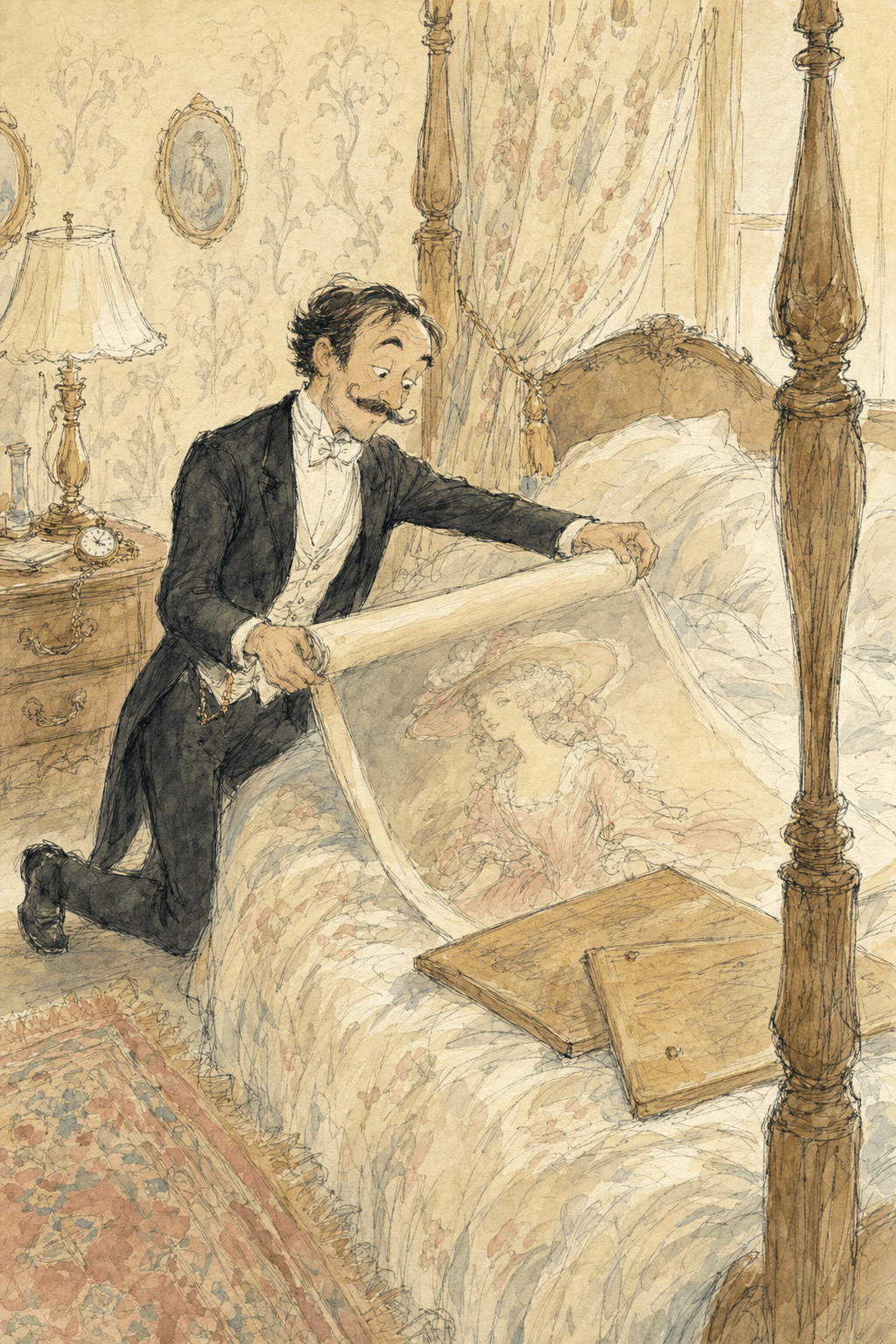 Illustration for The Lady Must Go Home