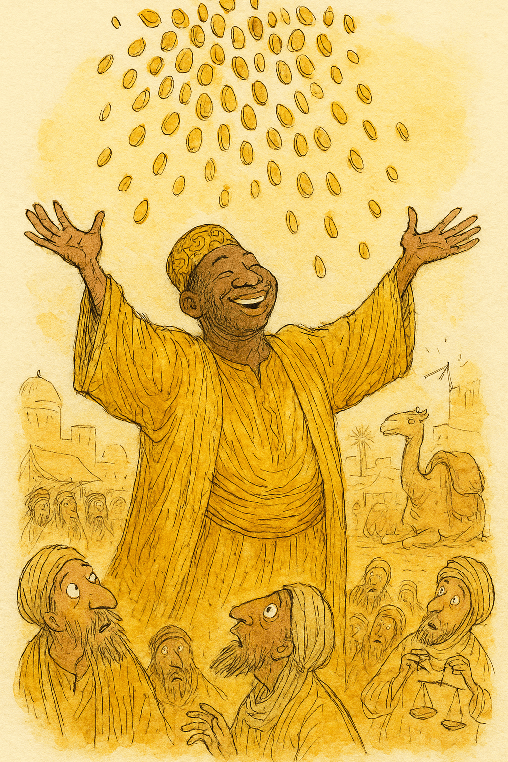 Illustration for The Man Who Gave Too Much