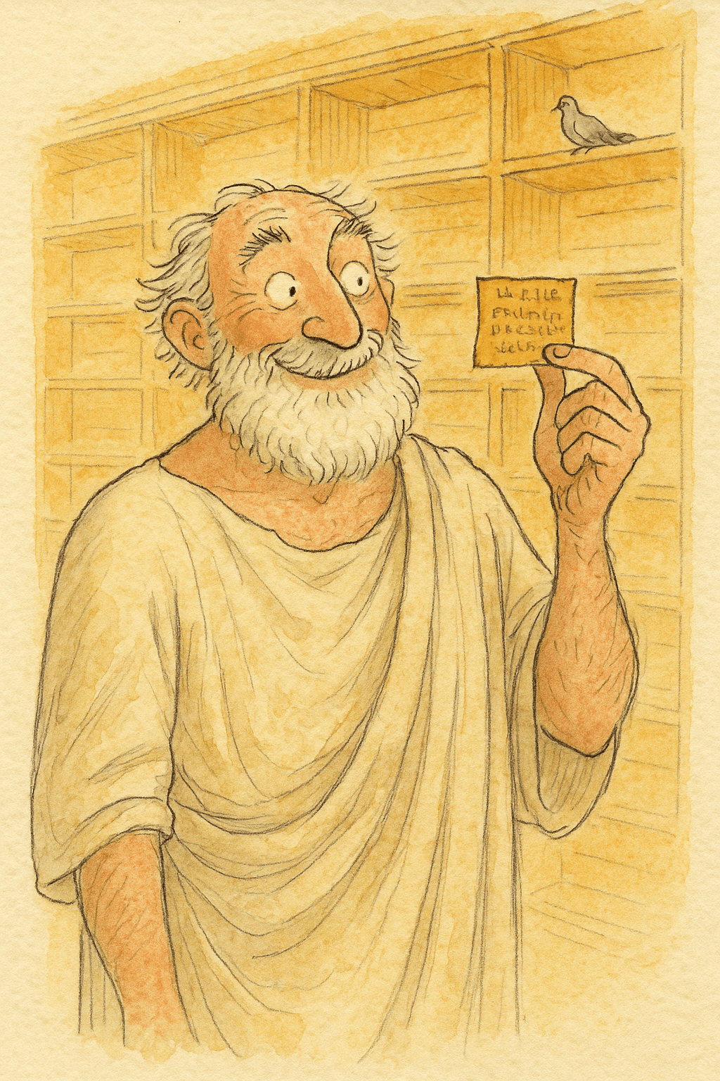 Illustration for The Man Who Laughed at Everything