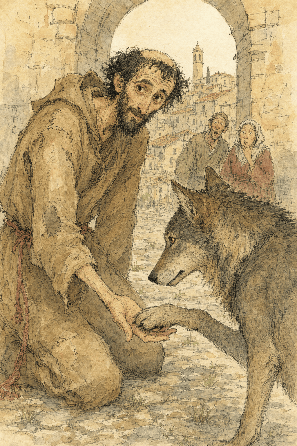 Illustration for The Man Who Signed a Treaty With a Wolf