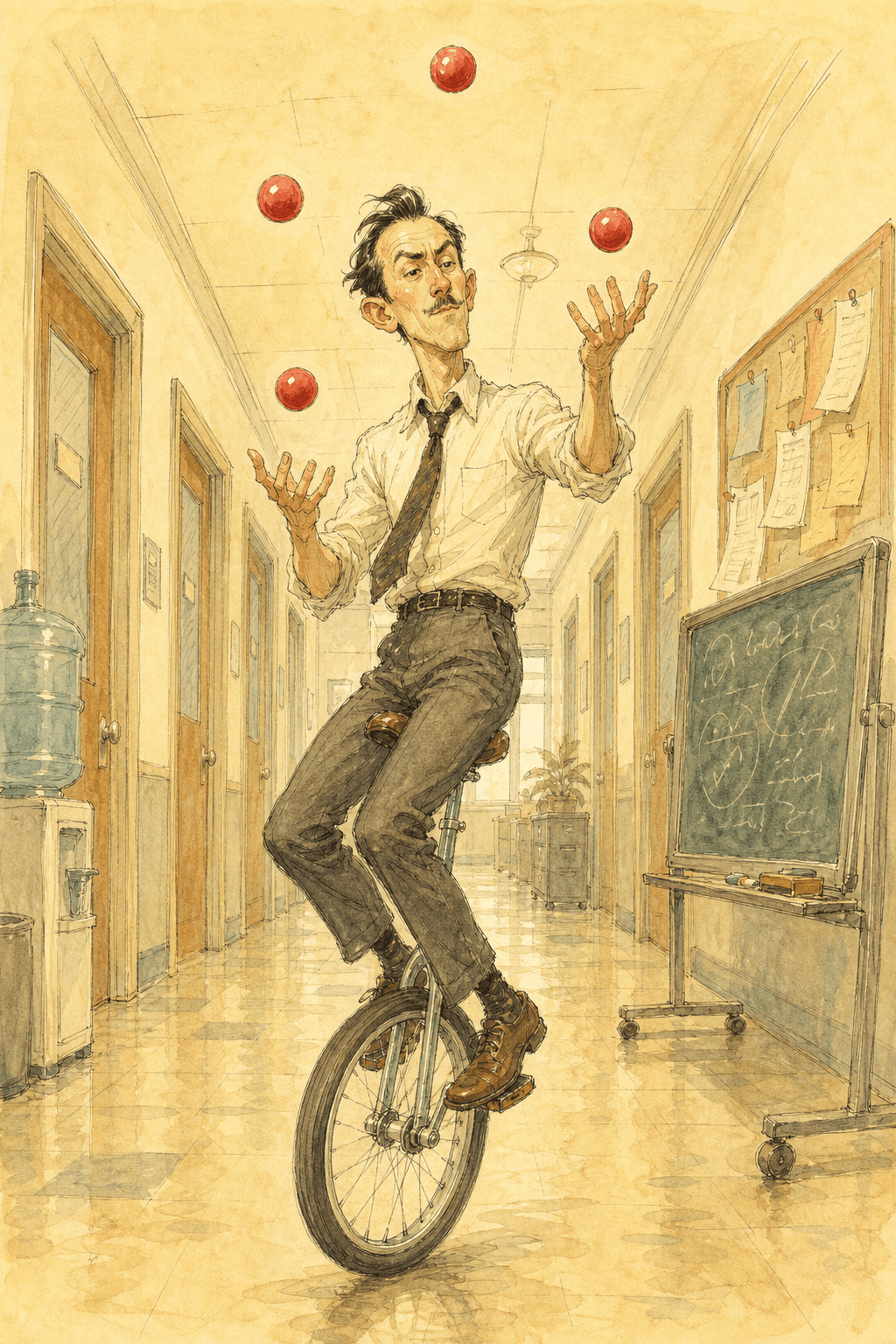 Illustration for The Off-Center Wheel