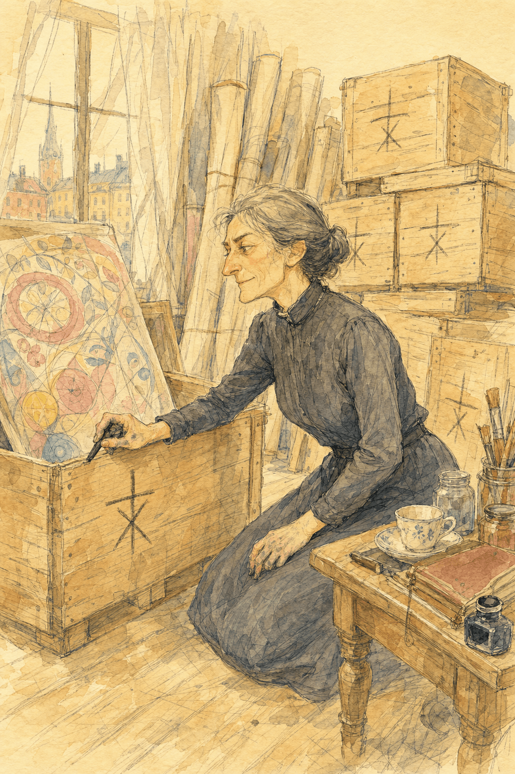 The Paintings the Spirits Told Her to Hide