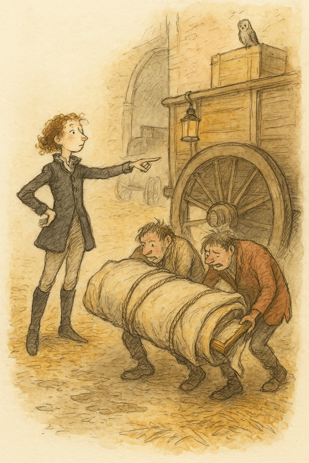 Illustration for The Queen Who Took the Art