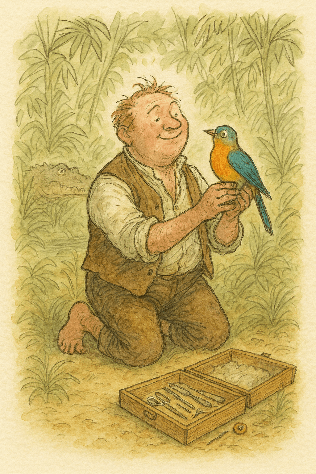 Illustration for The Squire Who Taught Darwin Everything