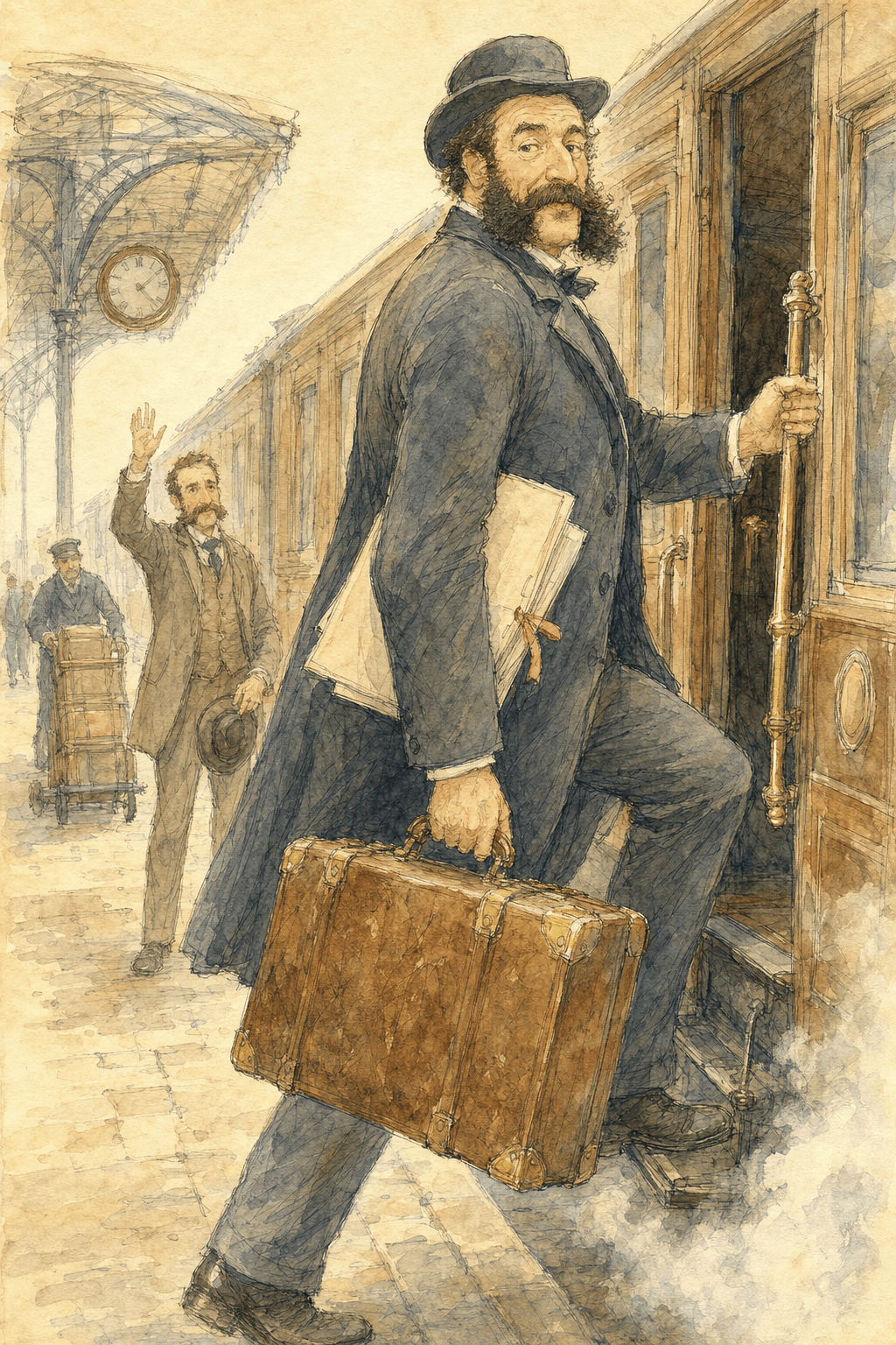 Illustration for The Vanishing of the Inventor of Cinema