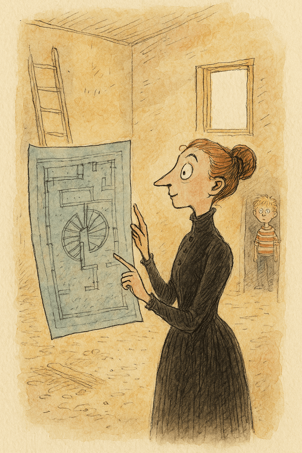 Illustration for The Woman Who Built a Maze