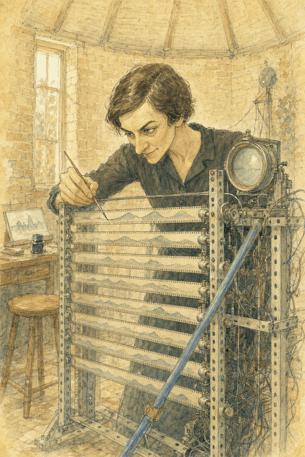 Illustration for The Woman Who Drew Sound