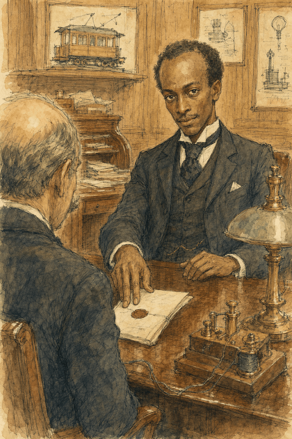 Illustration for No to Edison