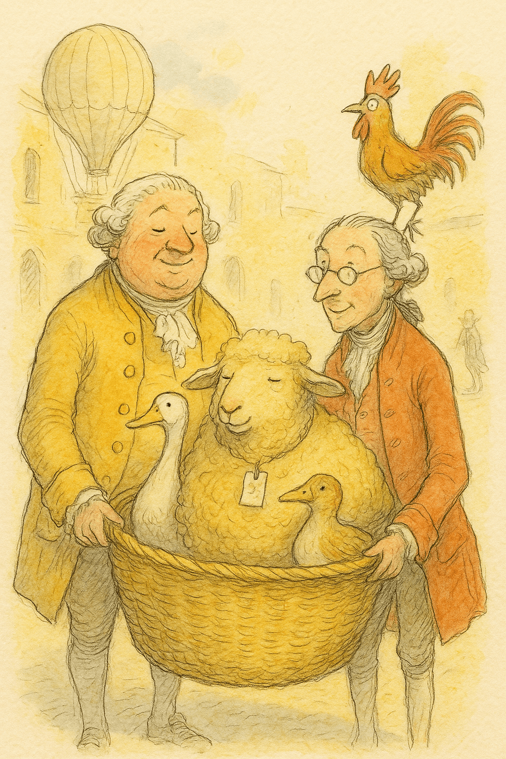 The Paper Men Who Launched a Barnyard Into the Sky