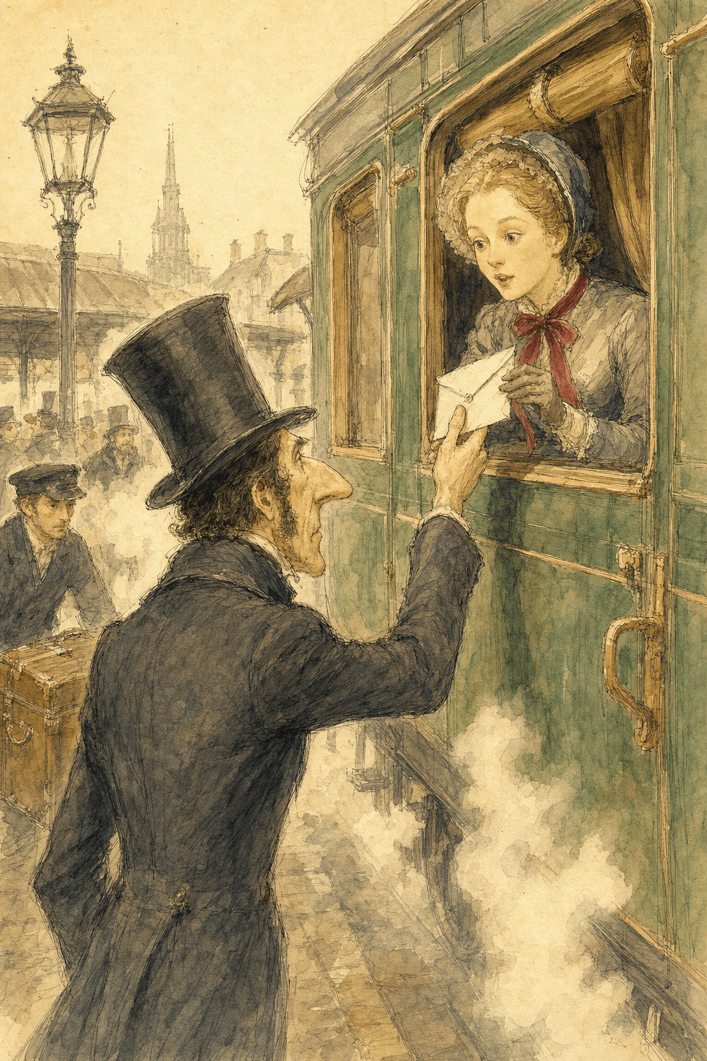 Illustration for The Affectionate Sister