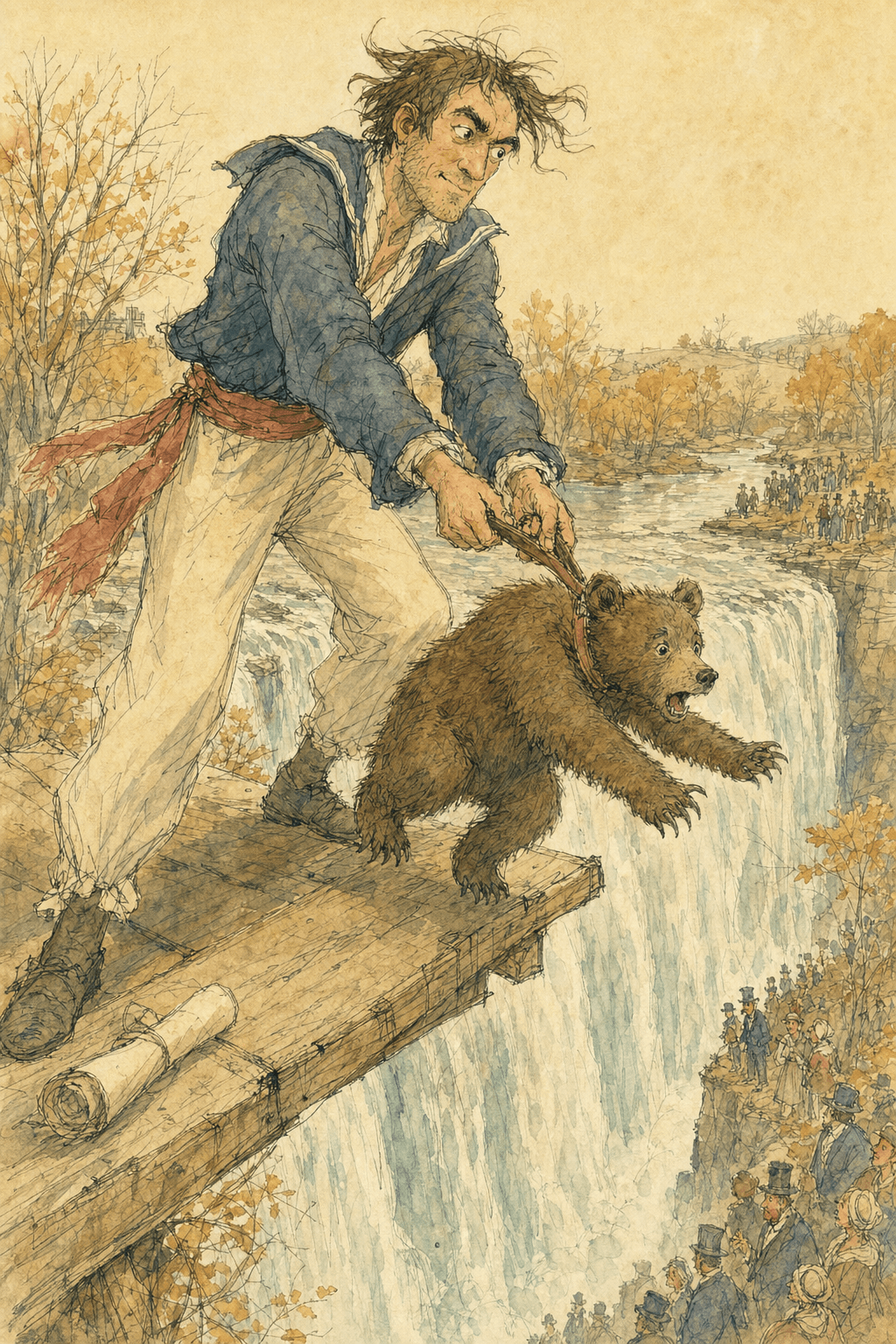 Illustration for The Bear Went First