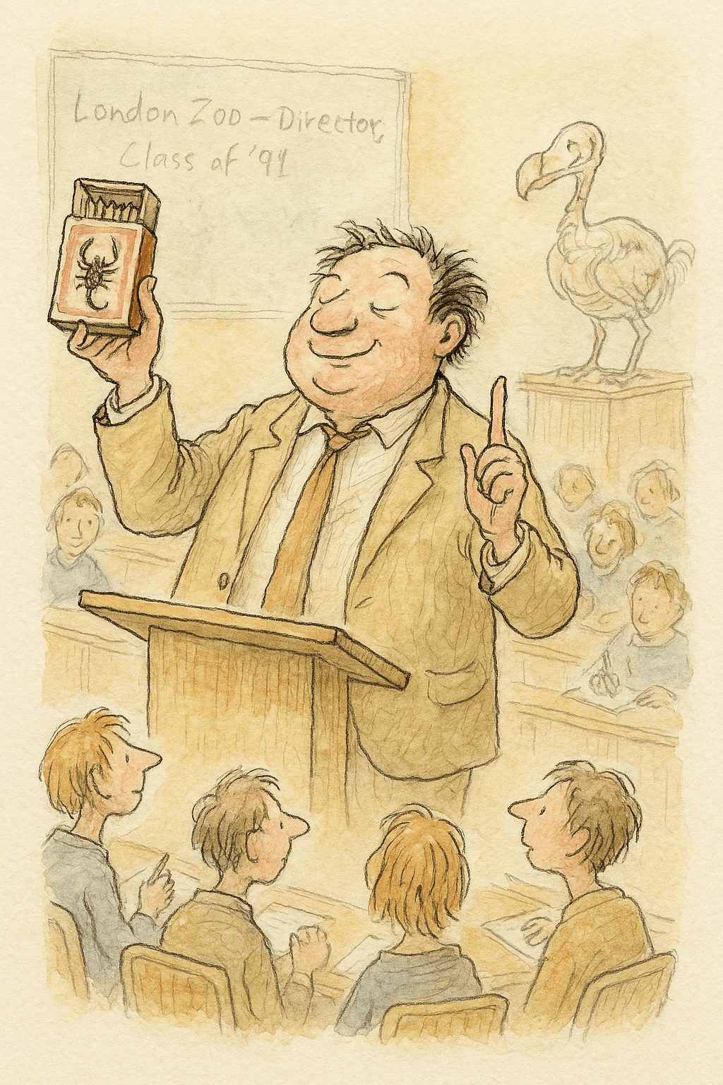 Illustration for The Boy Who Kept Scorpions in Matchboxes