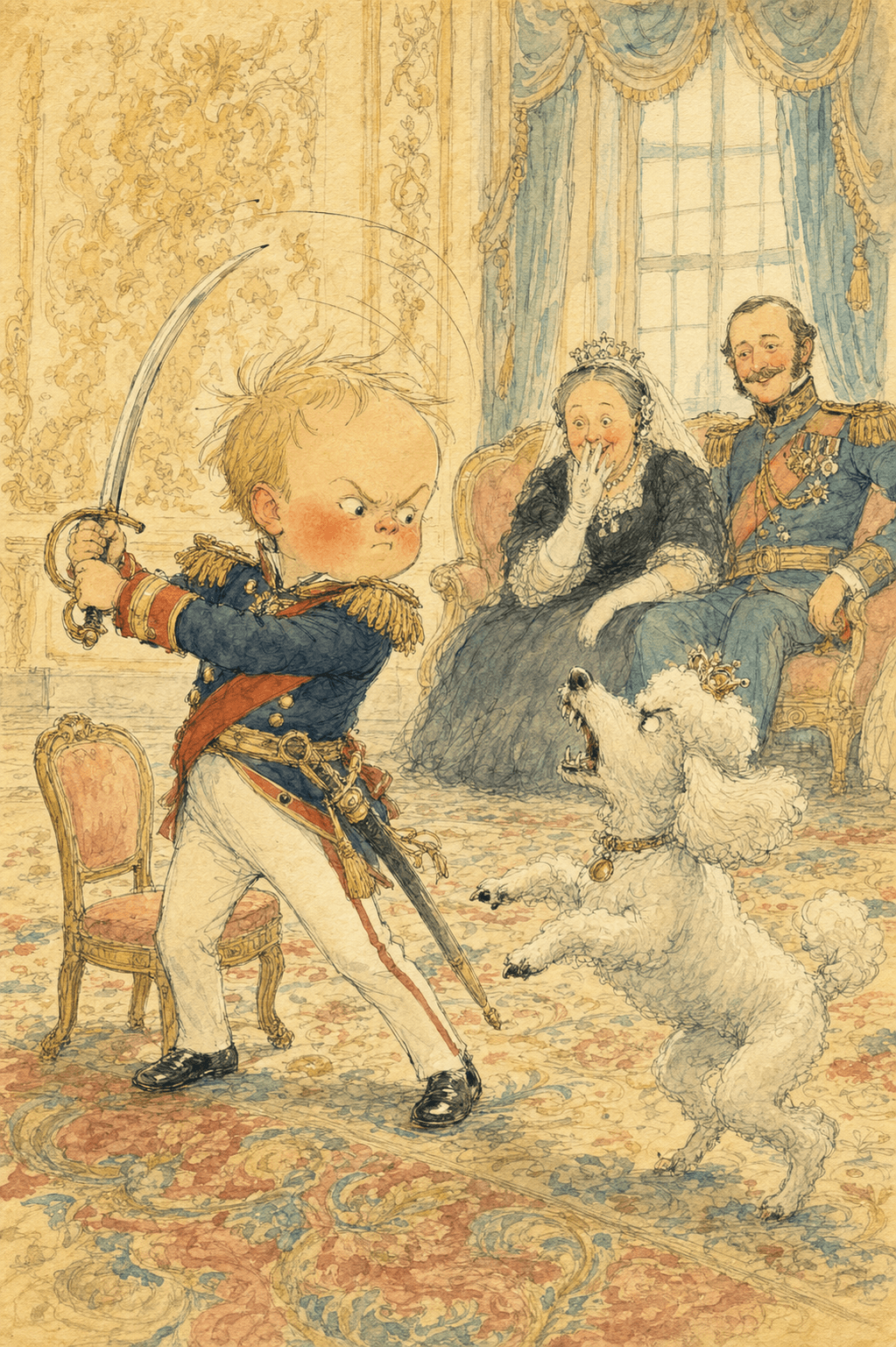 Illustration for The Buckingham Palace Duel