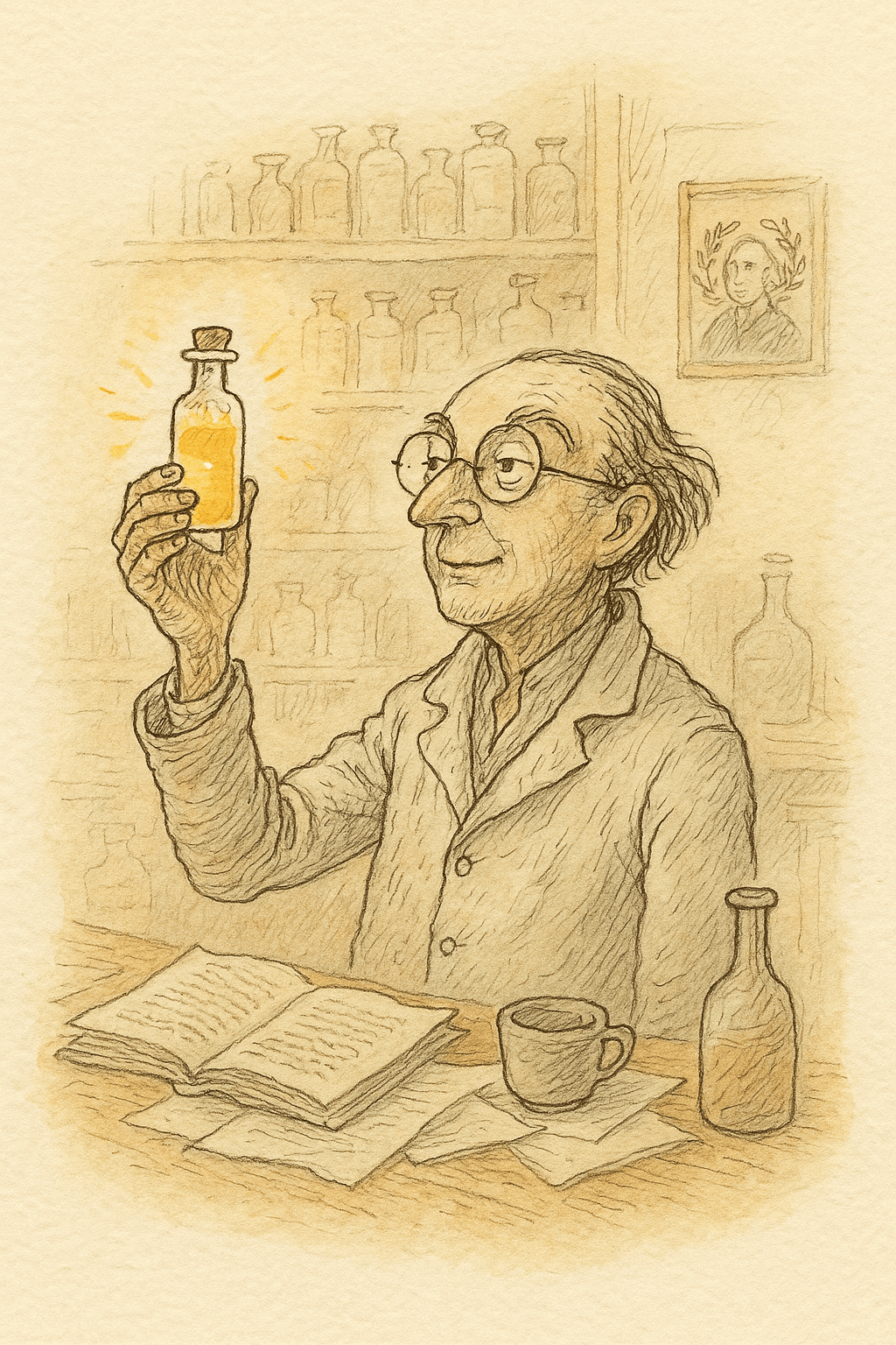 Illustration for The Chemist Who Tasted Everything