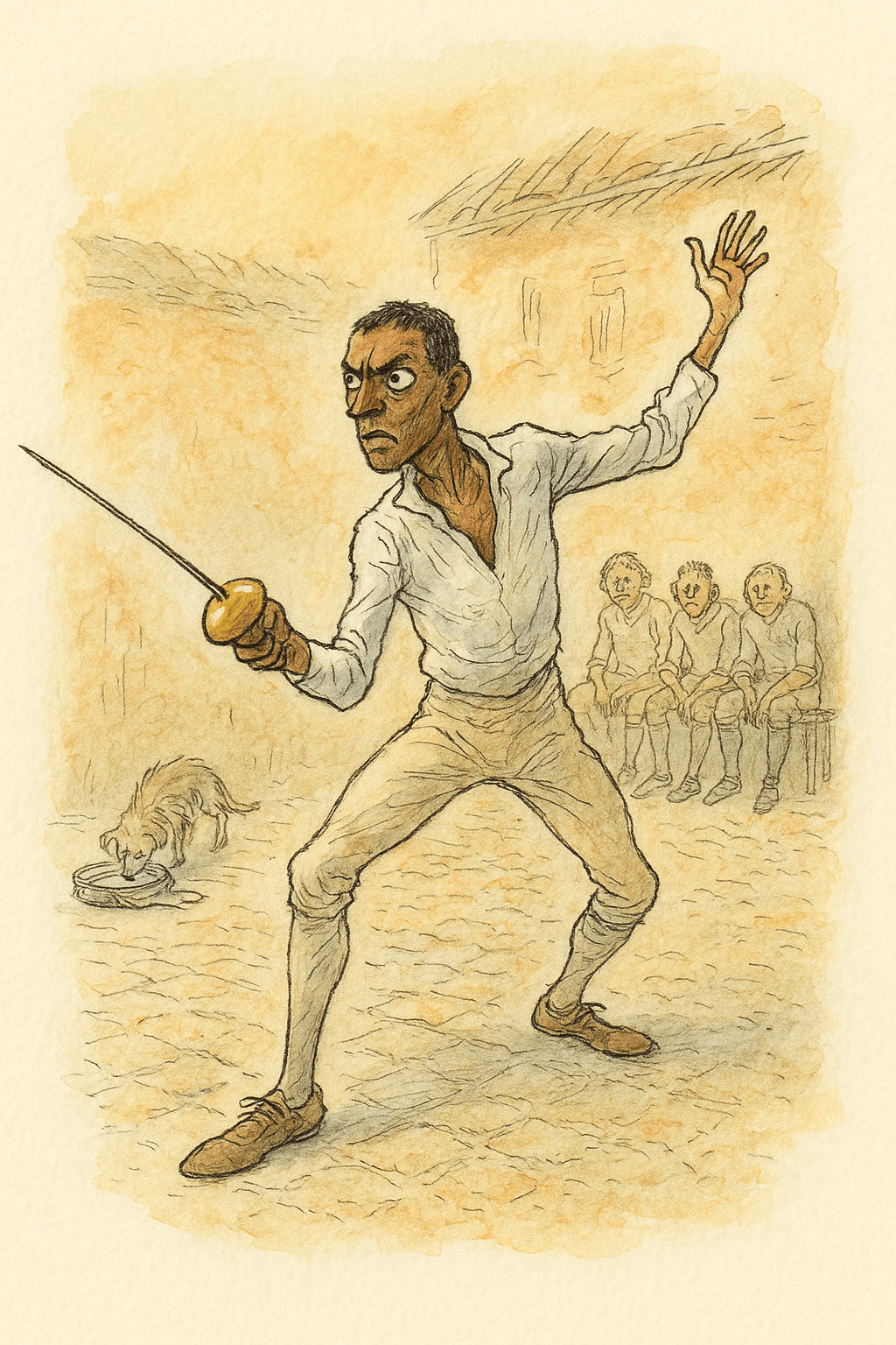 Illustration for The Chevalier Who Wouldn't Lie Down
