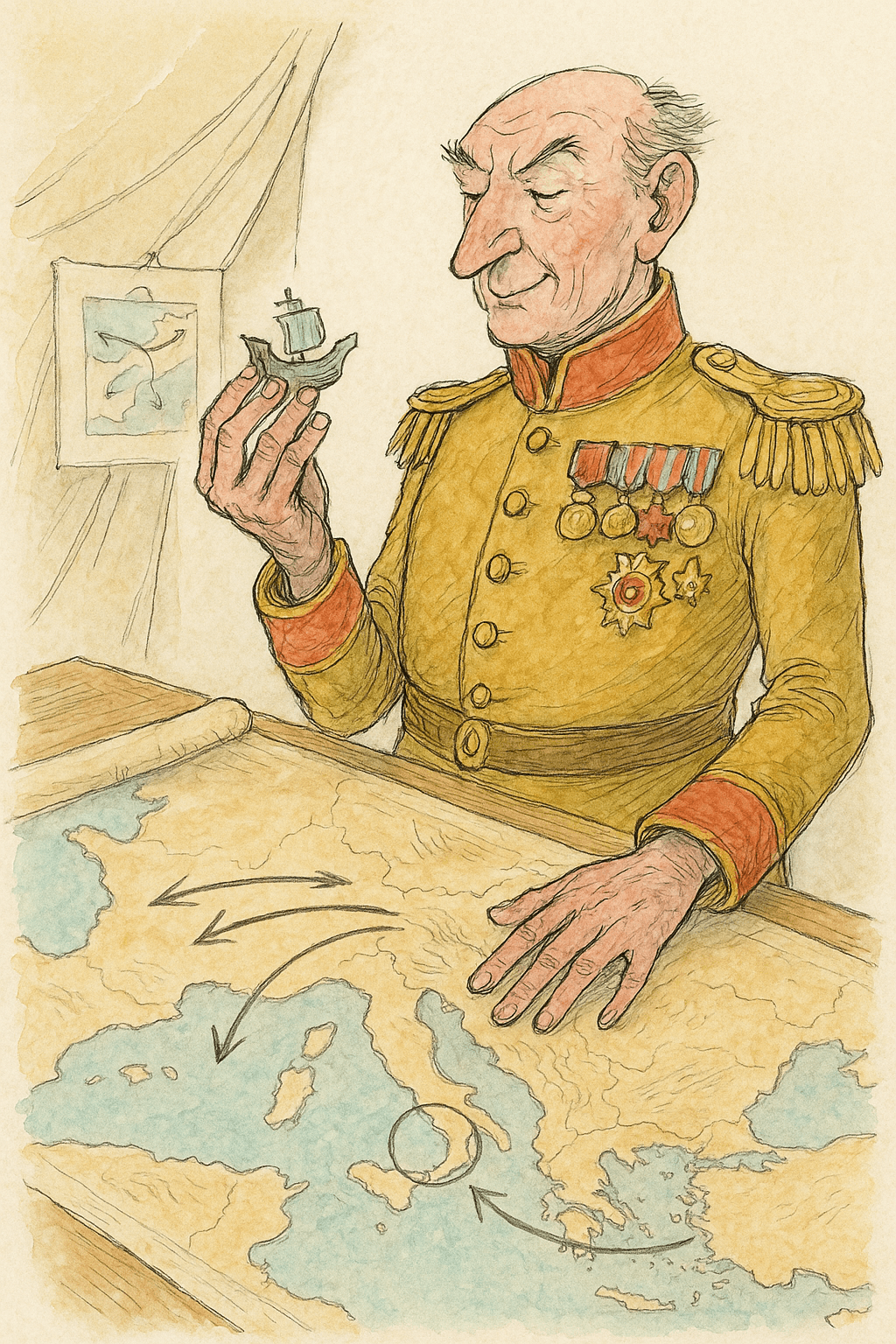 Illustration for The General Who Conquered an Empire and Then Had to Give It Back