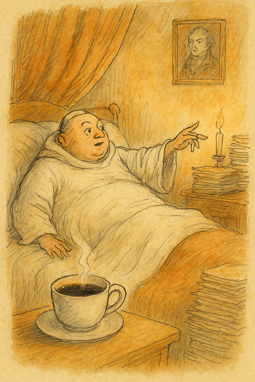 Illustration for The Man Who Called for a Fictional Doctor