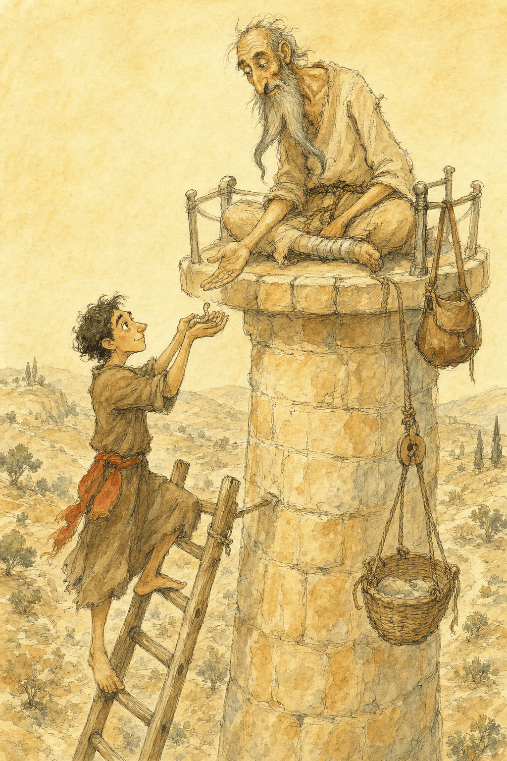 Illustration for The Man Who Fed His Foot to Worms