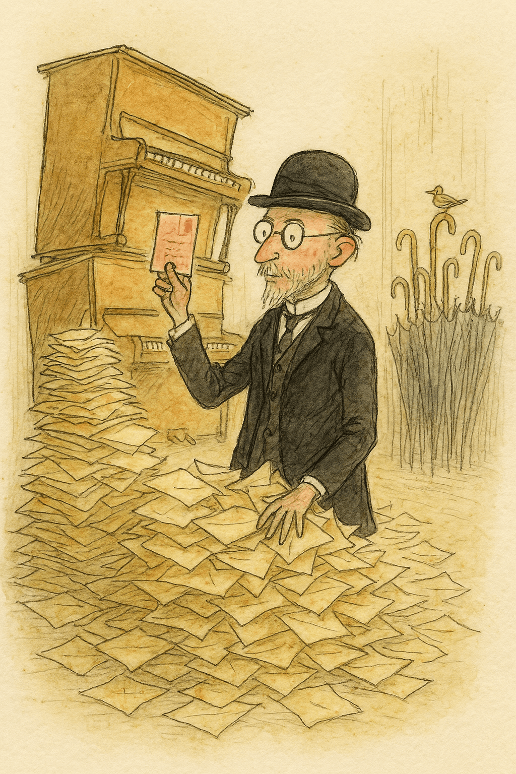 Illustration for The Man Who Never Opened His Mail