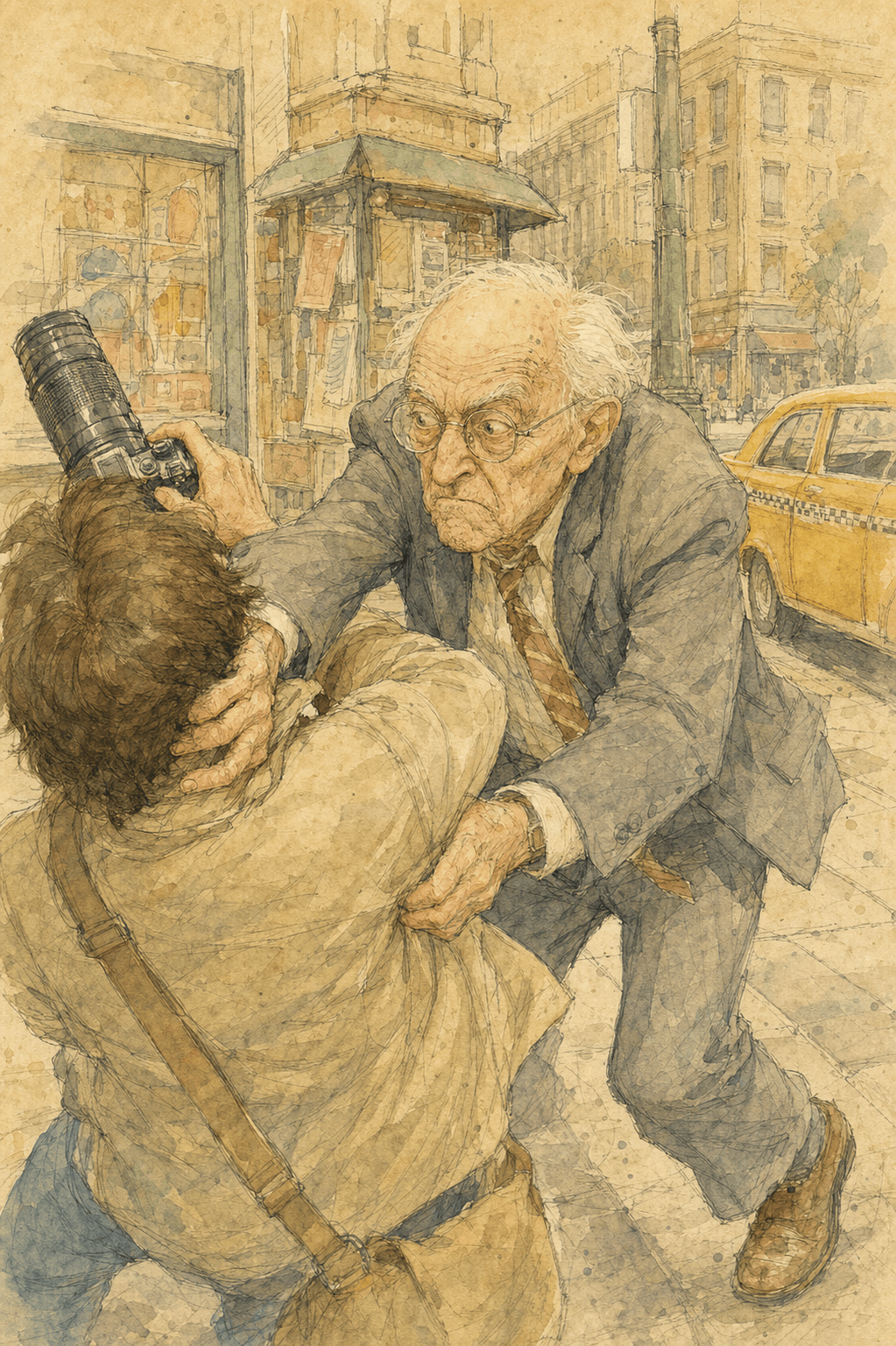 Illustration for The Man Who Would Not Be Seen